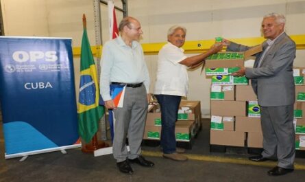Recibe Cuba donación de antirretrovirales procedentes de Brasil