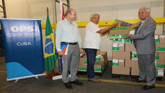 Recibe Cuba donación de antirretrovirales procedentes de Brasil