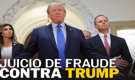 Trump comparece en tribunal de Nueva York por fraude