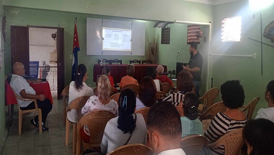 Sesiona en Cienfuegos II Taller de Gestión Documental