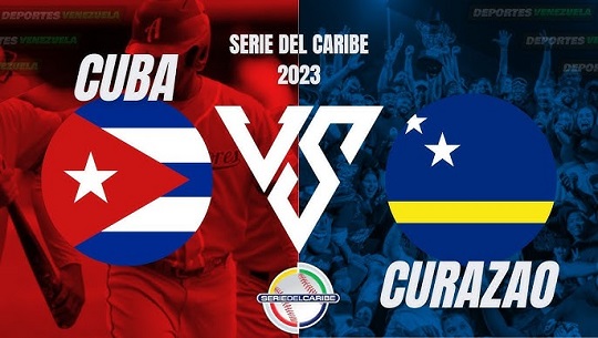 Cuba-Curazao por el título de la Copa del Caribe de béisbol Foto tomada de Prensa Latina