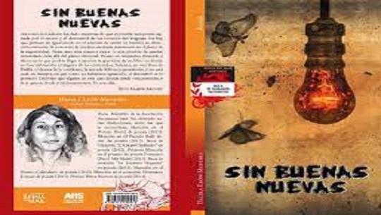 libro Sin Buenas Nuevas, de Dalila León Meneses.