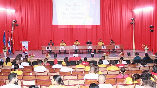 Desarrollan en municipio de Cienfuegos asamblea de balance de organización juvenil