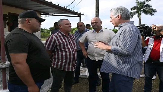 Recorre Miguel Díaz-Canel provincia de Villa Clara