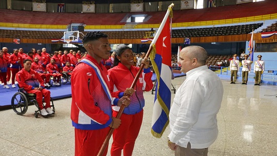 📹 Abanderan delegación cubana a los Juegos Parapanamericanos de Santiago2023
