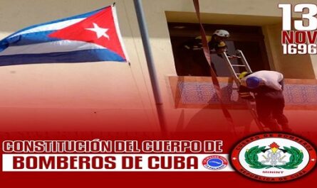 Bomberos cubanos