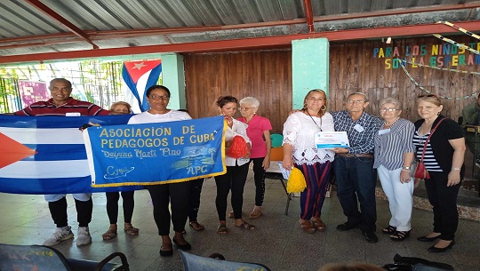 Desarrollan pedagogos cienfuegueros asamblea Sexto Congreso