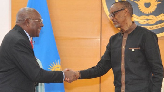 Dialoga Valdés Mesa con Presidente de Ruanda