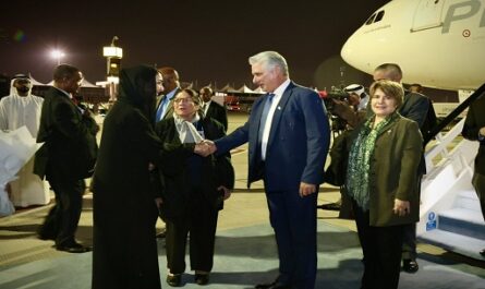Díaz Canel en Emiratos Árabes Unidos, primera visita de un presidente cubano