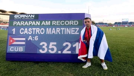 Ever René, pequeño gigante cubano de la jabalina parapanamericana