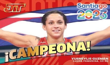 Gracias palabra más repetida por Yusneylis Guzmán tras ganar los 50 kg de la lucha femenina