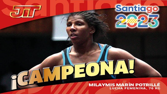 Logra Cuba medalla de oro en la lucha femenina