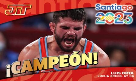 Luis Orta, campeón de los 67 kg en la lucha grecorromana