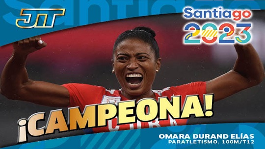 Omara Durand ganó su segunda medalla de oro en estos Juegos Parapanamericanos