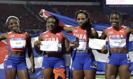 Posta 4x400, Otro título para el atletismo cubano