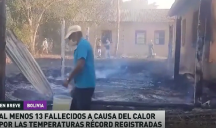 Registran muertes por las altas temperaturas en Bolivia