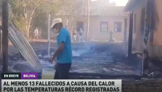 Registran muertes por las altas temperaturas en Bolivia