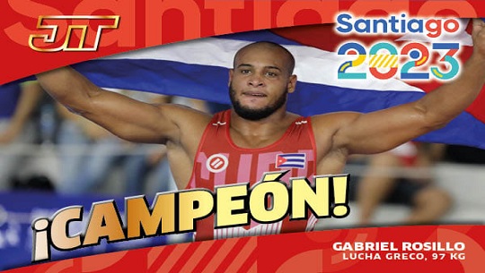 Suma Gabriel Rosillo otra medalla de oro para Cuba en la lucha grecorromana