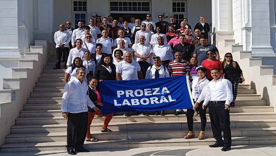 Recibe Palmares Cienfuegos bandera Proeza Laboral