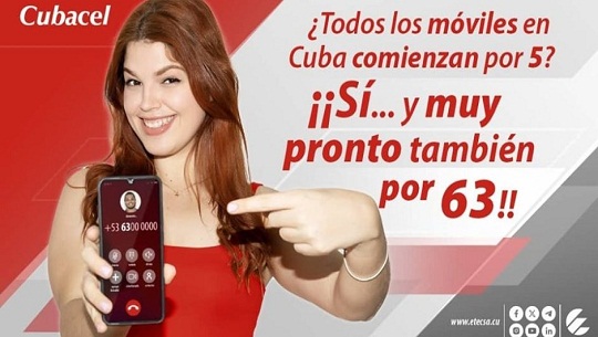 ETECSA introduce nueva numeración móvil para sus clientes en Cuba