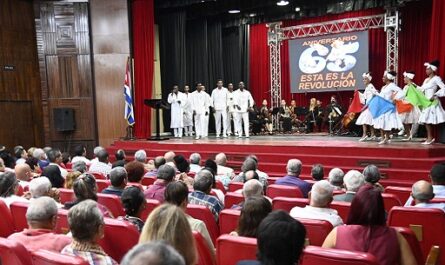 Festejan en Cuba aniversario 65 del triunfo de la Revolución