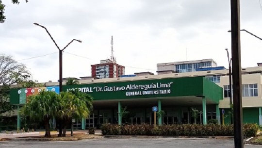 Reaniman con mejoras constructivas cuerpo de guardia del Hospital de Cienfuegos
