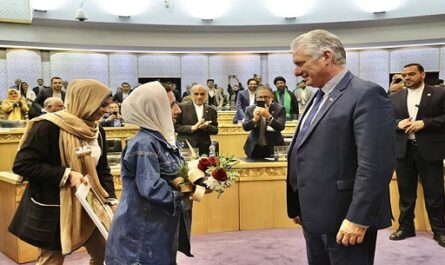 Sostiene Díaz-Canel encuentro con amigos de Cuba en Irán