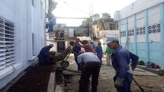 Gran aporte a la vivienda de empresa constructora de Cienfuegos