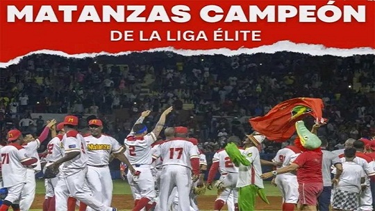 Matanzas es campeón de la II Liga Élite del Béisbol Cubano