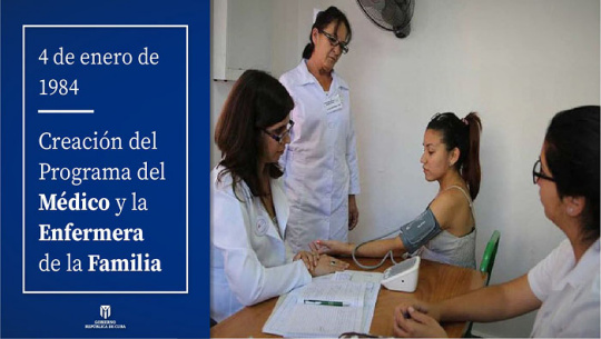 Celebra Cuba aniversario del Médico y la Enfermera de la Familia