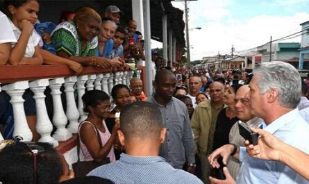 Presidente Díaz-Canel chequea prioridades en provincia de Cuba