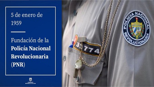 Felicita Cuba a la Policía Nacional Revolucionaria en su aniversario 65