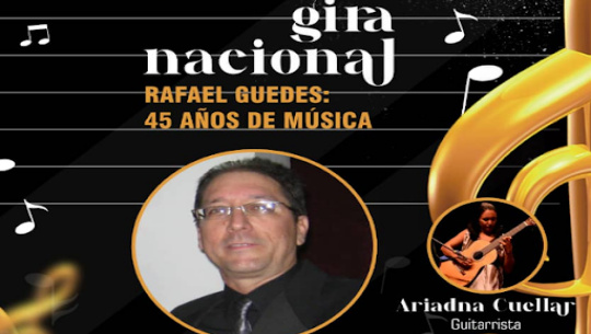 Llegará a Cienfuegos gira nacional del  músico Rafael Guedes