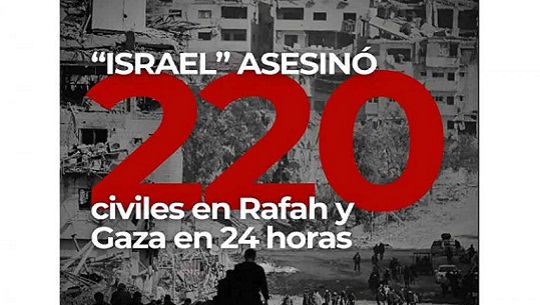 Condena Cuba ataques israelíes contra la ciudad de Rafah