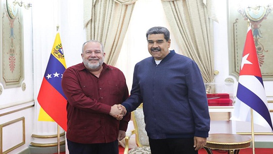 Dialogó Primer Ministro cubano con Presidente de Venezuela