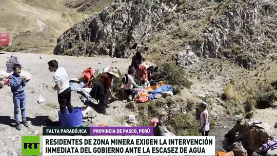 En algunas regiones de Perú exigen la intervención inmediata del Gobierno ante la escasez de agua