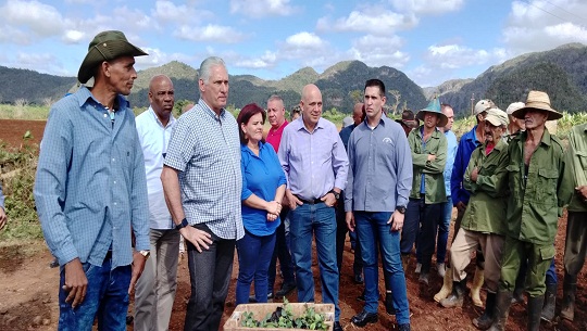 Recorre Díaz-Canel centros económicos de occidental provincia de Cuba