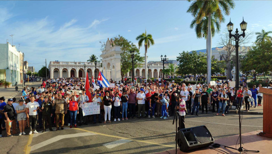 Cienfuegos expresa solidaridad con el pueblo palestino