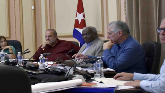 Sesionó este lunes Consejo de Estado de la República de Cuba