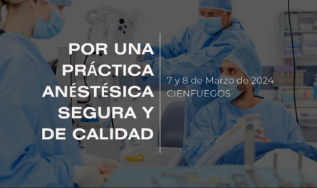 Sesiona evento Anestecien 2024 en Hospital Provincial de Cienfuegos