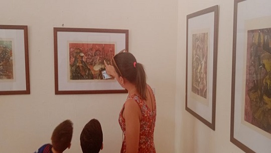 En Cienfuegos, exposición de artista pinareño de la plástica