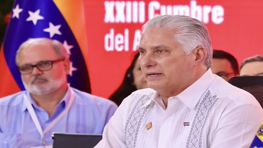 Díaz-Canel: El ALBA-TCP es la alianza de solidaridad y cooperación, vencedora del pragmatismo egoísta