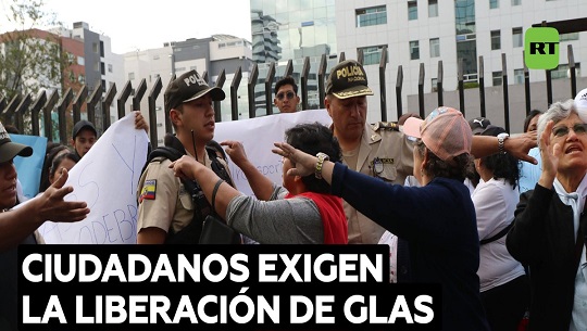 🎧 Ecuatorianos exigen la liberación de Glas