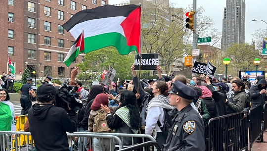🎧 Protestas universitarias en Estados Unidos en apoyo a Palestina