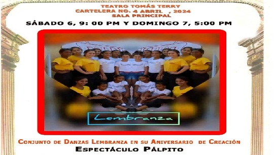 Estrenará Compañía Lembranza espectáculo «Pálpito» en el Teatro de Cienfuegos