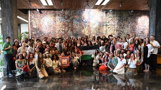 Encuentro de Díaz-Canel con jóvenes que están cambiando el mundo