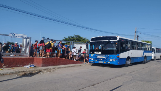 Respaldan transporte hacia principal balneario de Cienfuegos(+Fotos)