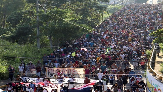 🎧 Nueva caravana de tres mil migrantes sale de México a Estados Unidos