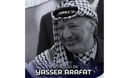 Cuba recuerda a Yasser Arafat a 95 años de su natalicio