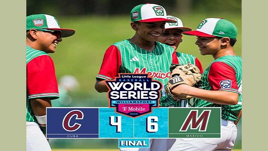 Cuba se despide de Serie Mundial de Pequeñas Ligas de béisbol